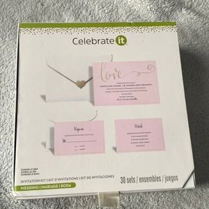 Celebrate It DIYinvitation set